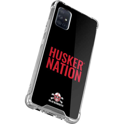 University of Nebraska Husker Nation Galaxy A71 5G Clear Case