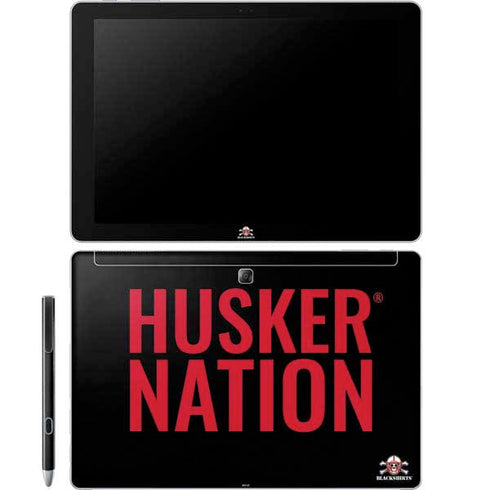 University of Nebraska Husker Nation Galaxy Book 12in Skin