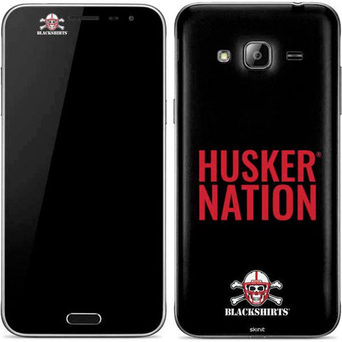 University of Nebraska Husker Nation Galaxy J3 Skin