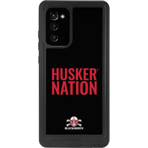 University of Nebraska Husker Nation Galaxy Note20 5G Waterproof Case