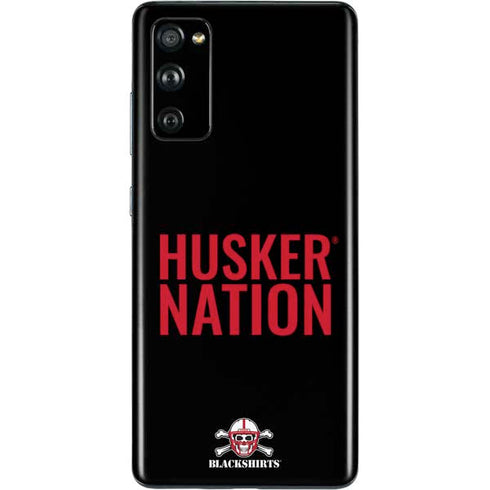 University of Nebraska Husker Nation Galaxy S20 Fan Edition Skin