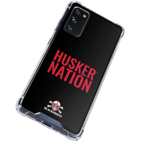 University of Nebraska Husker Nation Galaxy S20 FE Clear Case
