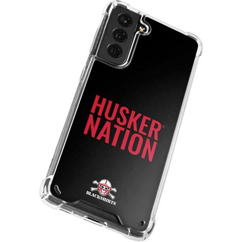 University of Nebraska Husker Nation Galaxy S21 5G Clear Case