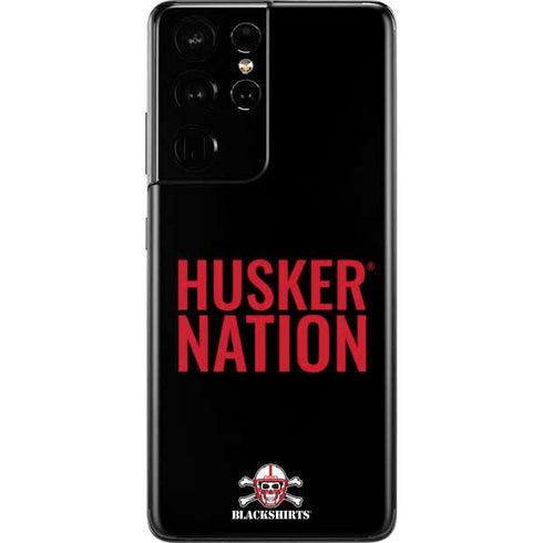 University of Nebraska Husker Nation Galaxy S21 Ultra 5G Skin