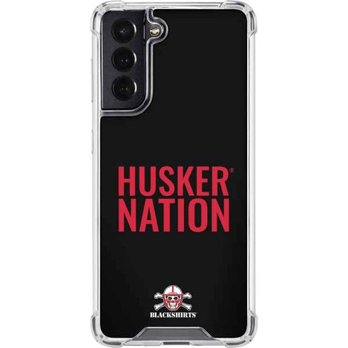 University of Nebraska Husker Nation Galaxy S22 Clear Case