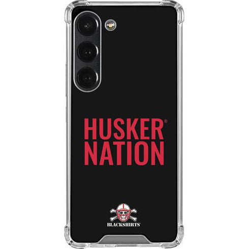 University of Nebraska Husker Nation Galaxy S23 Clear Case