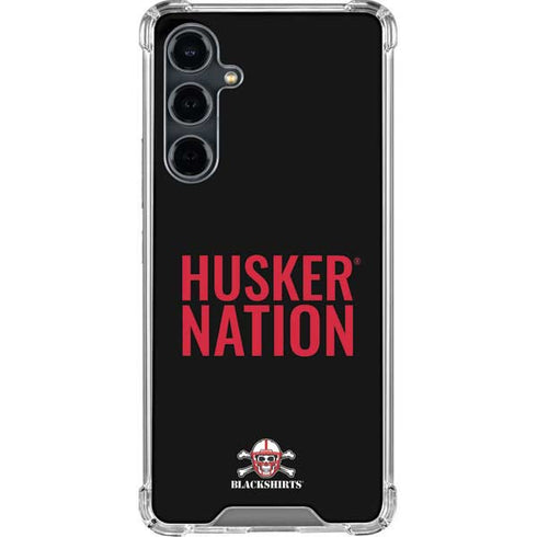 University of Nebraska Husker Nation Galaxy S23 FE Clear Case
