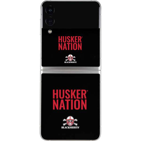 University of Nebraska Husker Nation Galaxy Z Flip3 5G Skin