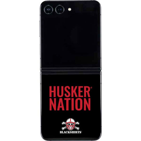 University of Nebraska Husker Nation Galaxy Z Flip5 5G Skin