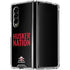 University of Nebraska Husker Nation Galaxy Z Fold4 5G Clear Case