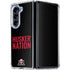 University of Nebraska Husker Nation Galaxy Z Fold5 5G Clear Case