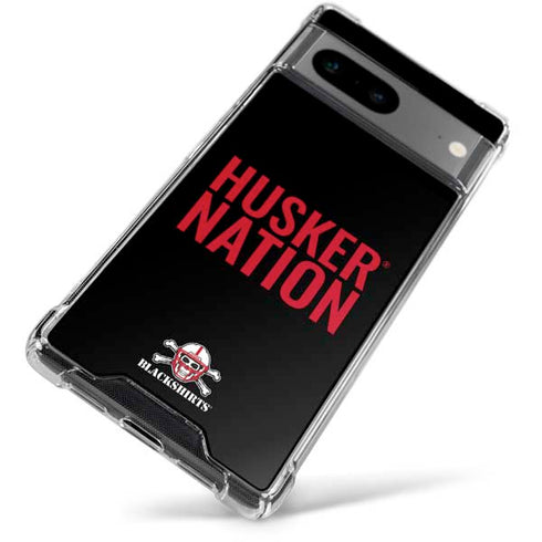 University of Nebraska Husker Nation Google Pixel 8 Clear Case