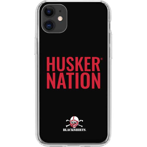 University of Nebraska Husker Nation iPhone 11 Clear Case