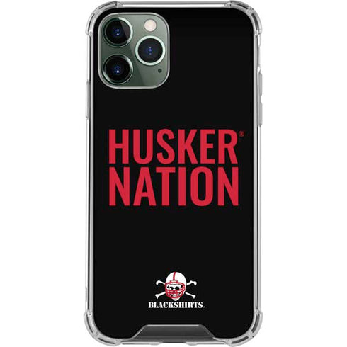 University of Nebraska Husker Nation iPhone 11 Pro Max Clear Case