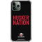 University of Nebraska Husker Nation iPhone 11 Pro Max Clear Case