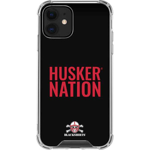 University of Nebraska Husker Nation iPhone 12 Clear Case
