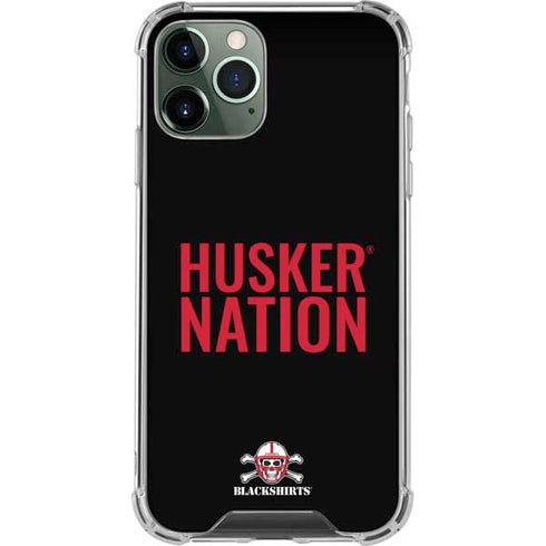 University of Nebraska Husker Nation iPhone 12 Pro Clear Case