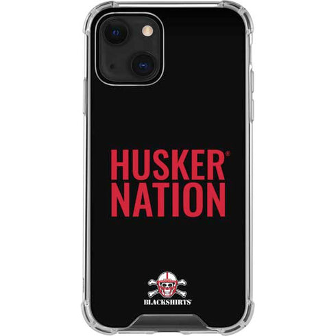 University of Nebraska Husker Nation iPhone 13 Mini Clear Case