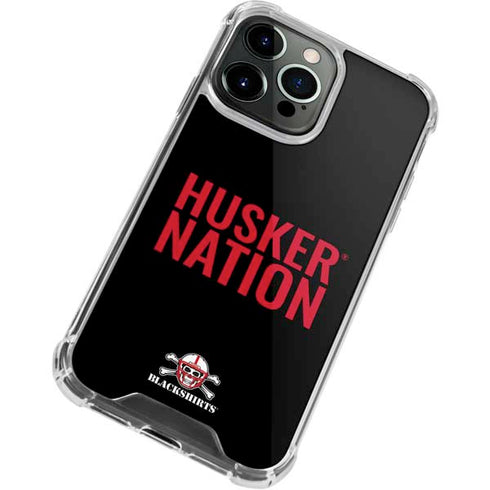 University of Nebraska Husker Nation iPhone 13 Pro Clear Case