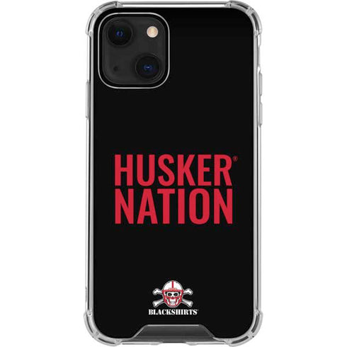 University of Nebraska Husker Nation iPhone 14 Plus Clear Case