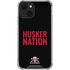University of Nebraska Husker Nation iPhone 14 Plus Clear Case