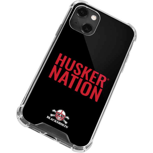 University of Nebraska Husker Nation iPhone 14 Plus Clear Case
