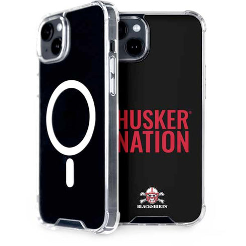 University of Nebraska Husker Nation iPhone 15 Plus MagSafe Case