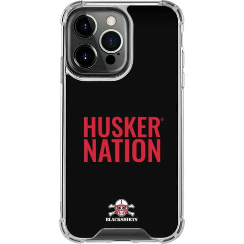 University of Nebraska Husker Nation iPhone 15 Pro Clear Case