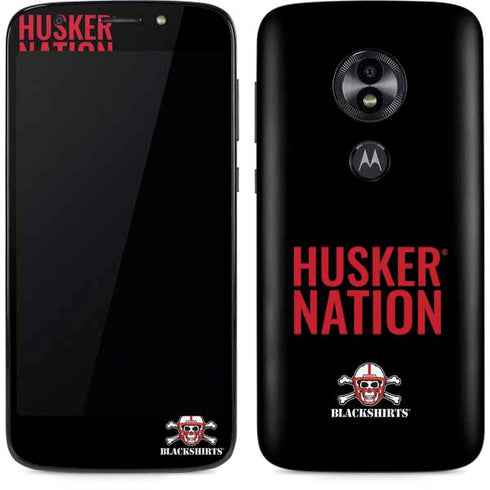 University of Nebraska Husker Nation Moto E5 Play Skin