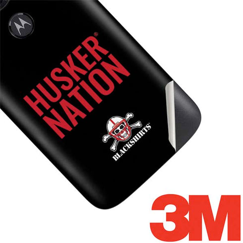 University of Nebraska Husker Nation Moto E5 Play Skin