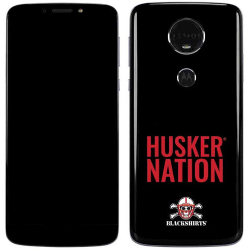 University of Nebraska Husker Nation Moto E5 Plus Skin