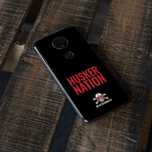 University of Nebraska Husker Nation Moto E5 Plus Skin