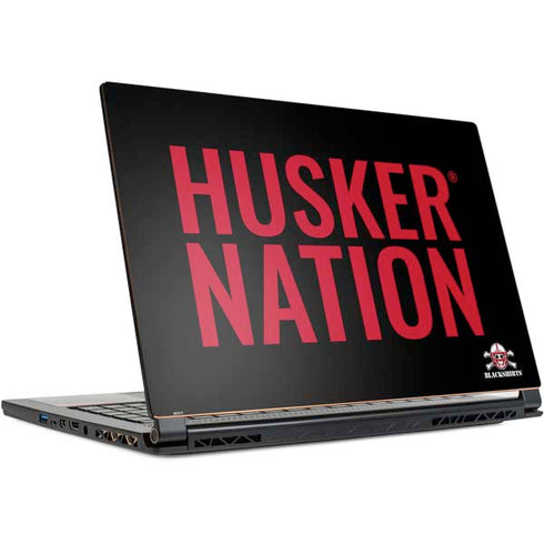 University of Nebraska Husker Nation MSI GS65 Stealth Laptop Skin