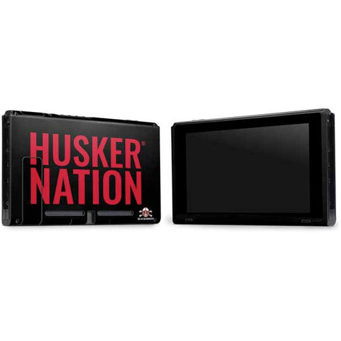 University of Nebraska Husker Nation Nintendo Switch Bundle Skin