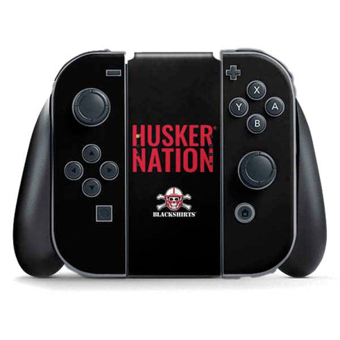 University of Nebraska Husker Nation Nintendo Switch (2017-2021) Joy-Con Controller Skin
