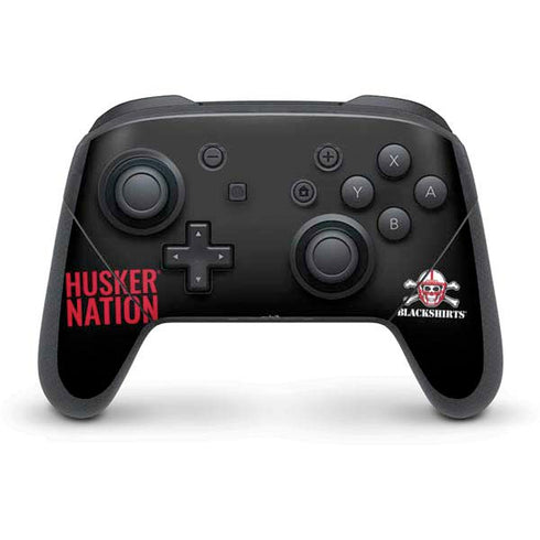 University of Nebraska Husker Nation Nintendo Switch Pro Controller Skin
