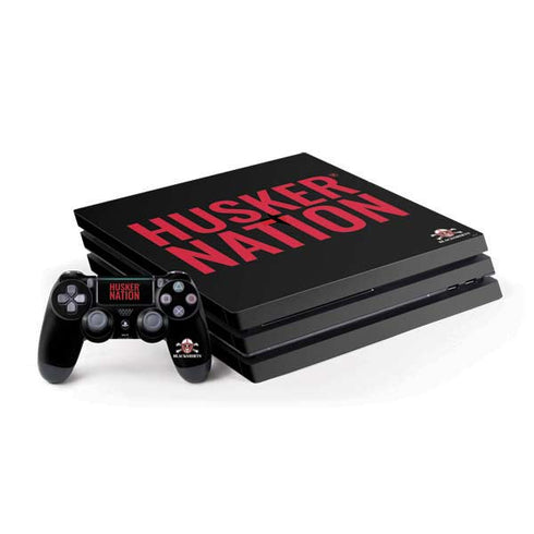 University of Nebraska Husker Nation PS4 Pro Bundle Skin