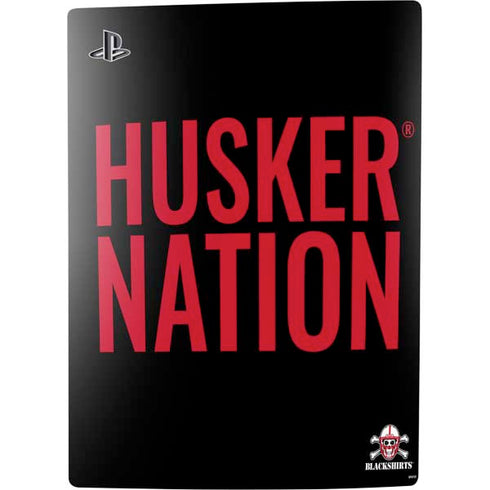 University of Nebraska Husker Nation PS5 Console Skin