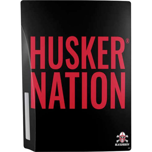 University of Nebraska Husker Nation PS5 Console Skin