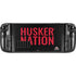 University of Nebraska Husker Nation Steam Deck Handheld Gaming Computer Skin