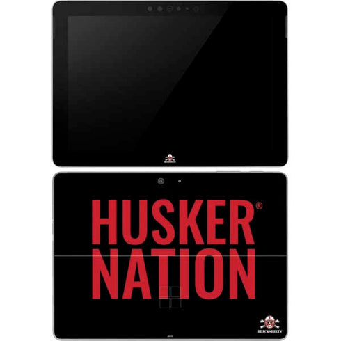 University of Nebraska Husker Nation Surface Go Skin