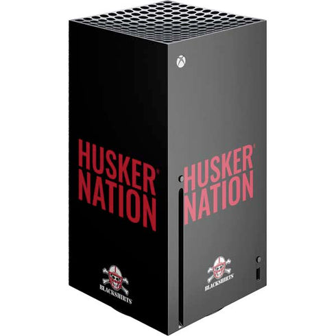 University of Nebraska Husker Nation Xbox Series X Console Skin