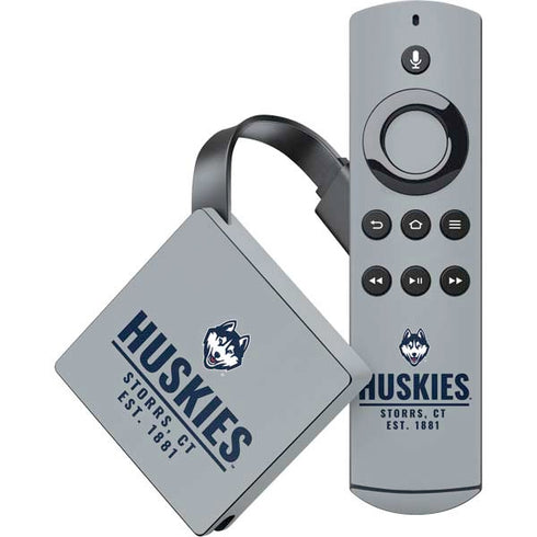 University of Connecticut Huskies Est 1881 Amazon Fire TV Skin
