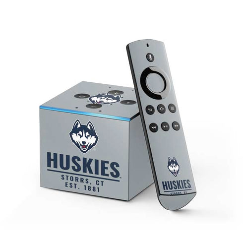 University of Connecticut Huskies Est 1881 Fire TV Cube Skin