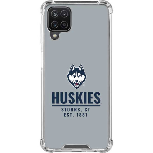 University of Connecticut Huskies Est 1881 Galaxy A12 Clear Case