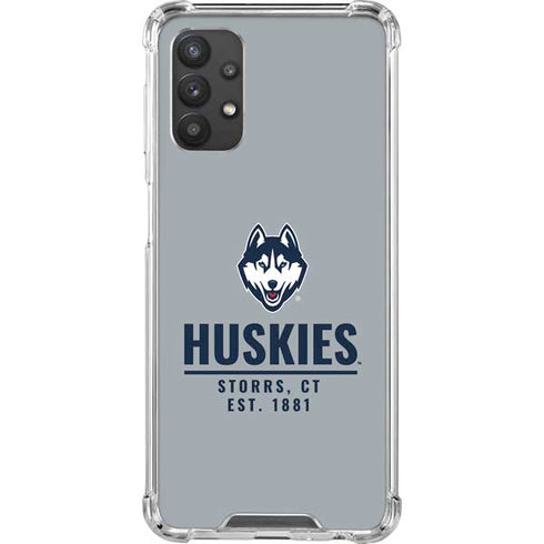 University of Connecticut Huskies Est 1881 Galaxy A32 5G Clear Case