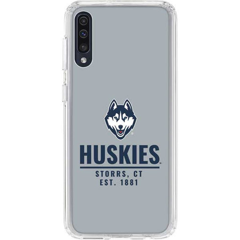 University of Connecticut Huskies Est 1881 Galaxy A50 Clear Case
