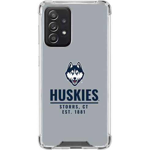 University of Connecticut Huskies Est 1881 Galaxy A52 5G Clear Case