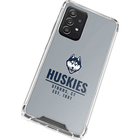 University of Connecticut Huskies Est 1881 Galaxy A52 5G Clear Case