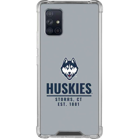 University of Connecticut Huskies Est 1881 Galaxy A71 5G Clear Case